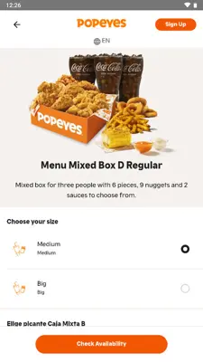 Popeyes® android App screenshot 5