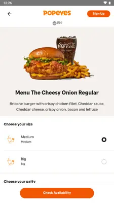Popeyes® android App screenshot 7
